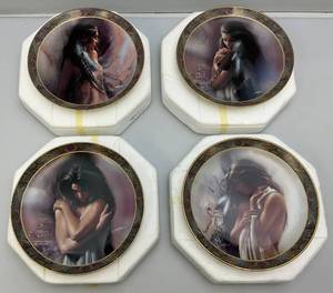Bradford Exchange Collectible (Lee Bogle)  Native Beauty 8 Plates In Original Packing Never Displayed