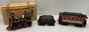 Vintage Jim Beam Grant Train Engine, Grant Coal Car & Dining Car Decanters (EMPTY)