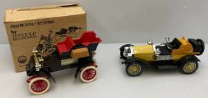 Vintage Jim Beam Model A Ford & Stutz Car Decanters (EMPTY)