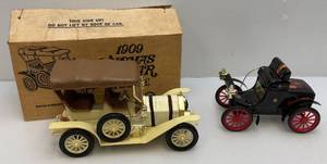 Vintage Jim Beam Oldsmobile & Thomas Flyer Car Decanters (EMPTY)