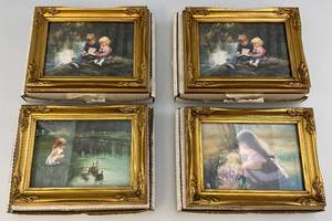 Pemberton & Oakes Miniature Framed ZOLAN Prints (NIB) Never Displayed