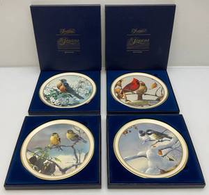 Vintage Mario Fernandez Fountainhead Porcelain Wildlife Themed Collectors Plates