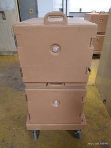 Cambro Insulated Food Carriers With Rolling Cart