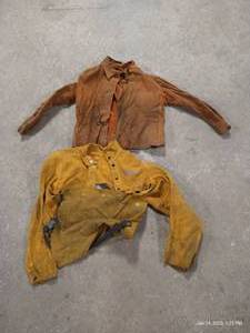 (2) Leather Welding Jackets