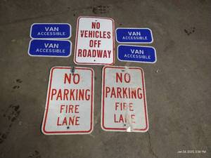 (7) Metal Signs