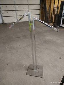 Metal Double Arm Clothes Rack