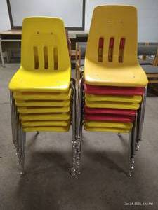 (15) Plastic Virco Chairs