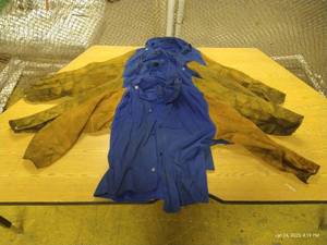 (4) Tillman Fabric & Leather Welding Jackets