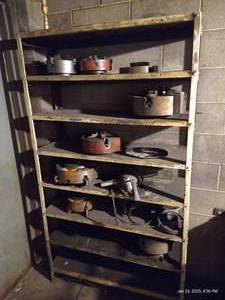 Contents of Metal Shelf - Large Dies