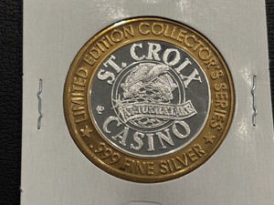 .999 Fine Silver St. Croix Casino Token