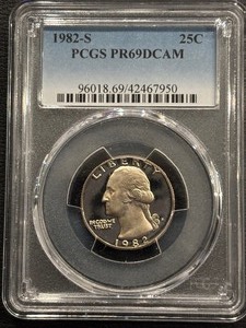 1982-S Washington Quarter Proof PCGS PR Deep Cameo