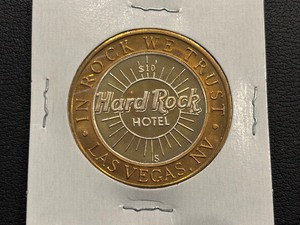 Hard Rock Hotel $10 Dollar Silver Token Las Vegas