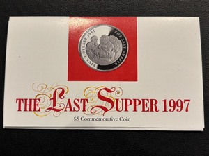 1997 The Last Supper $5 Dollar Commemorative Coin