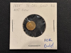 1855 14 California Gold Replica Coin 10K