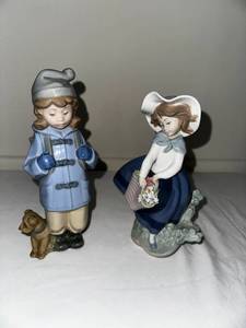 lot 27 image: Lladro Porcelain Figurines Set