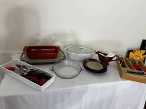 lot 63 image: Kitchenware Set Dishes & Utensils