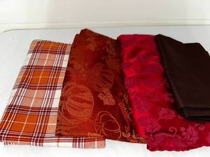 lot 65 image: Assorted Seasonal Tablecloths