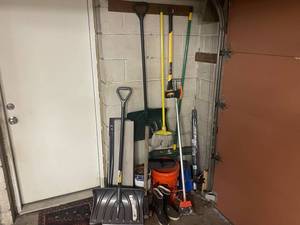 lot 194 image: Outdoor Tool Collection w Shovels & Axe