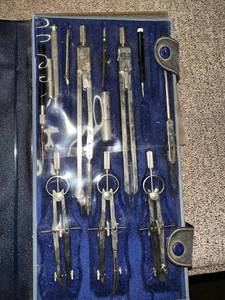 lot 201 image: Vintage Alvin Drafting Tool Set