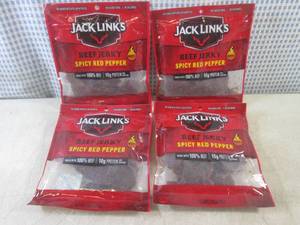 (B-2) 4 Bags of Jack Links Beef Jer...