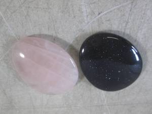 (CNTR) 2 Polished Gem Stones 2 x 1...
