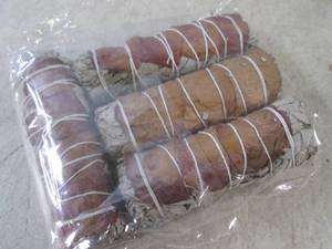 (EC1) 4 Chakra Sage Smudge Sticks 4...
