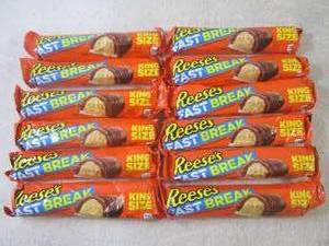 (B-3) 12 King Size Reeses Fast Brea...