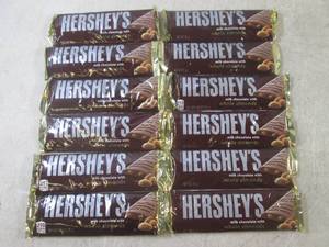 (B-3) 12 Hersheys Milk Chocolate w...