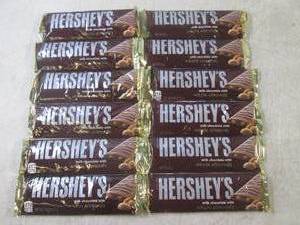 (B-3) 12 Hersheys Milk Chocolate w...