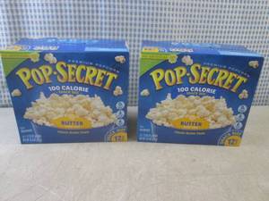 (B-2) 2 Boxes of Pop-Secret Snack S...