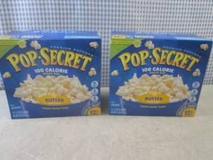 (B-2) 2 Boxes of Pop-Secret Snack S...