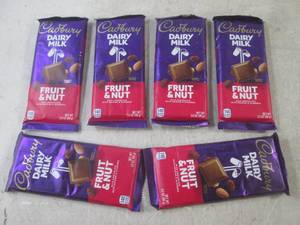 (B-3) 6 Cadbury Dairy Milk Fruit & ...