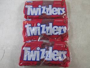 (B-3) 3 Packs of Twizzler Strawberr...