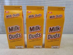 (B-3) 3 Boxes of Milk Duds 10oz Pas...