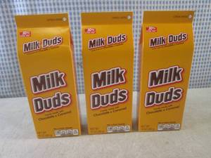 (B-3) 3 Boxes of Milk Duds 10oz Pas...