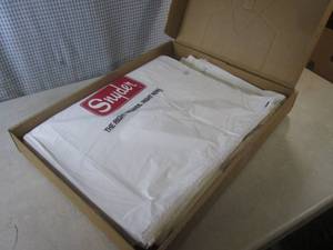 (D-2) Box of 500 White Plastic Bags...