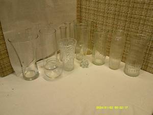 Clear Glass Vases