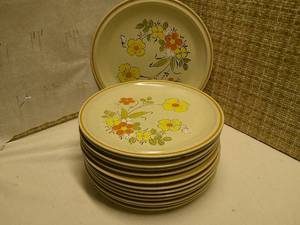 Vintage Plates and a Platter