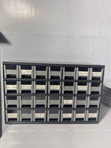 lot 4Z image: Durable Multi-Drawer Storage Cabinet Organizer