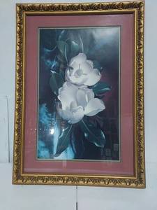 lot 35 image: Framed Magnolia Art Print