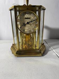 lot 37I image: Kundo Brass Anniversary Rotating Clock