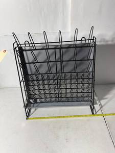 lot 52Z image: Sturdy Metal Lab Rack for Drying Glassware