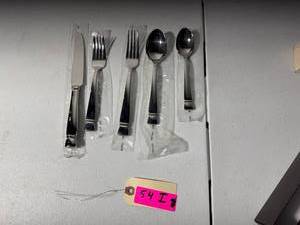lot 54I image: Vera Wang Silverware Set