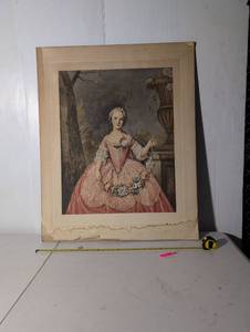 lot 56 image: Vintage 18th Century Style Lithograph