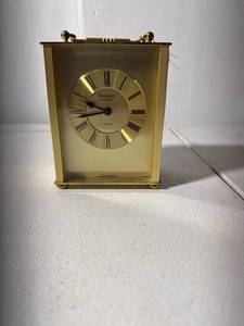 lot 63I image: Remington Vintage Gold Mantel Clock