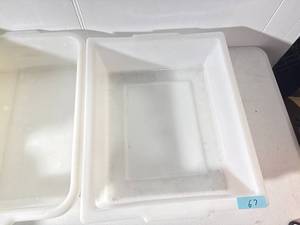 lot 67Z image: Industrial Plastic Storage Bin Set