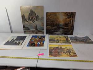 lot 78 image: Vintage Art Prints Collection