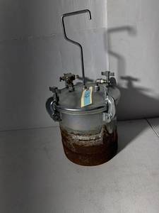 lot 82Z image: Industrial Pressure Pot - Rusted Metal Finish 10 Height