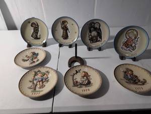 lot 121A image: Hummel Annual Plates 1971-1978 Collection