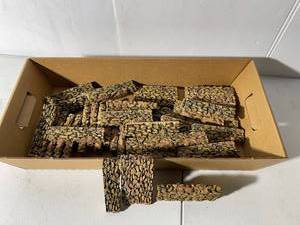 lot 128 image: Department 56 Stone Wall Pieces Bulk Lot